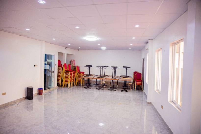 Event and banquet hall at Dee Rocket Hotel