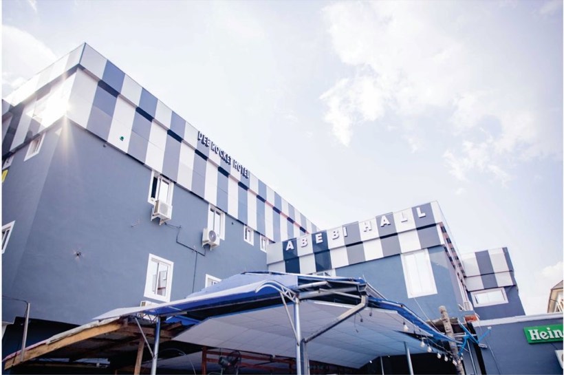 Front view of the hotel